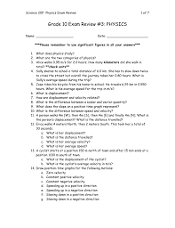 We did not find results for: Grade 10 Exam Review 3 Physics
