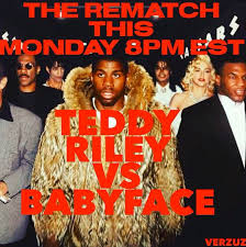 But the sound never improved and the competition ultimately got canceled. Babyface Vs Teddy Riley Re Do Set For Monday Night