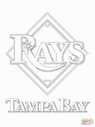 Tampa Bay Buccaneers Coloring Pages Baseball Mlb Tampa