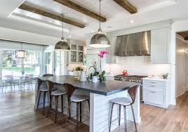 Add a decorative fall pumpkin to complete the look! 67 Desirable Kitchen Island Decor Ideas Color Schemes Farmhouse Kitchen Design Farmhouse Style Kitchen Modern Farmhouse Kitchens