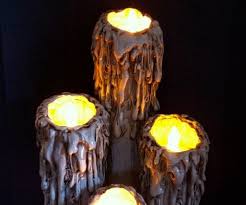 Set down a newspaper on your painting surface to keep it clean. Halloween Flameless Candles 8 Steps With Pictures Instructables