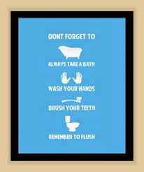 Entdecke rezepte, einrichtungsideen, stilinterpretationen und andere ideen zum ausprobieren. 36 Bathroom Rules Ideas Bathroom Rules Kids Bathroom Boys Bathroom