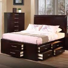 It can accommodate a large mattress and allows you to roll on comfortably without the fear of 5. King Size Bed Frame With Storage Drawers King Storage Bed Bed Frame With Storage Bed Frame With Drawers