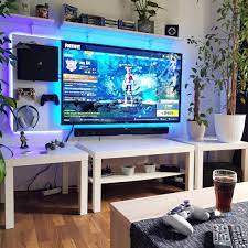 Crave for the best gaming experience. Love My Setup You Want To Hang Your Console On The Wall And It Should Still Look Good Then Check Out Float Living Room Setup Video Game Rooms Room Setup