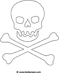 Jolly Roger Pirate Flag Coloring Page Pirate Theme Party Pirate Crafts Pirate Party