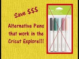 What pens work with cricut maker. Alternatives To Using The Cricut Pens In The Cricut Explore Youtube