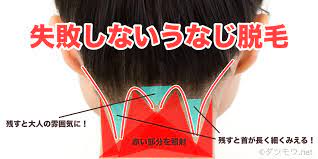 きれいな うなじ とは 脱毛 レーザー脱毛 襟足