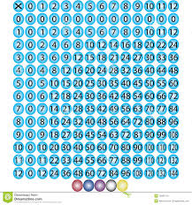 Multiplication Chart 0 Through 12 Stock Vector