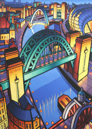 3 Newcastle Bridges Revisited Jim Edwards Landmarks Art Newcastle Landscape Paintings