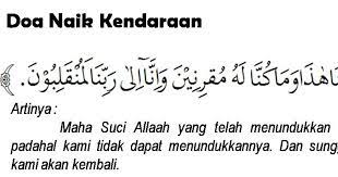 Doa Naik Kendaraan Blog Pendidikan