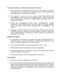 Glassdoor has 60 aeon credit service (m) berhad reviews submitted anonymously by aeon credit service (m) berhad employees. Terms And Conditions A New Aeon Card Daily Prize Contest 1 The