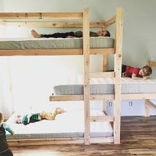 You can design a youth bedroom that looks like it came straight out of a. Triple Bunk Bed Ryobi Nation Projects