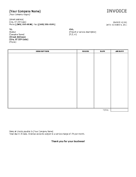 View Simple Invoice Template Excel Report Pics