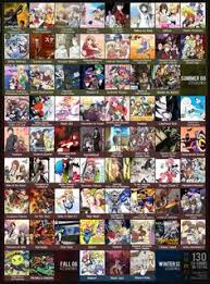 7 best anime season charts images seasons chart anime