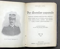 Militaria - Onorato Roux - Per diventar caporale - 1^ ed. 1915: Buone Rilegato | Chartaland