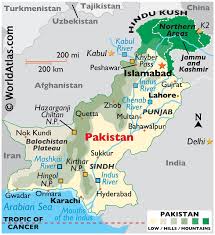 Afghanistan, a mountainous landlocked republic in central asia is bordered by tajikistan, turkmenistan, and uzbekistan to the north, iran in west, pakistan in east and south and it has a small stretch of border in north east with both china and india (disputed because in pakistan occupied. Pakistan Maps Facts World Atlas