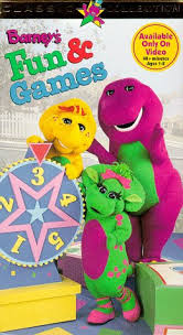 March 26:barney's talent showis released to stores. Barney S Fun Games Vhs Buy Online In Papua New Guinea At Papua Desertcart Com Productid 18578331