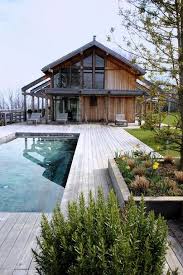 Maison Lac Angelique Buisson House In The Woods Architecture Wooden Terrace