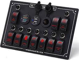 2.with overload, short circuit and undervoltage protection, can protect the use of lines and power security. 4 Gang Toggle Switch Panel Waterproof Circuit Breaker On Off Led Light For Rv Car Marine Boat Truck 12v Boating Sailing Boating Wohnsinn Aachen Org