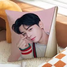 Cha EunWoo-Capa Almofada para Casais, Fronhas, Decoração do Carro,  Almofadas do Sofá, 45x45cm, 35x35cm