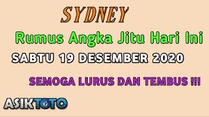 Prediksi Togel Sidney Sabtu 19 12 2020 Rumus Jitu Sydney Prediksi Sidney Hari Ini