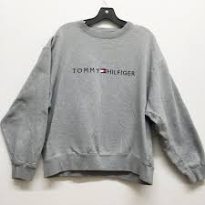 Tommy Hilfiger Crew Neck Trendy Sweatshirt Sweatshirts Clothes