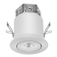Find recessed light kits at lowest price guarantee. Utilitech Pro Gimbal Trim Recessed Light Kit Led 4 In White 19277 000 Rona