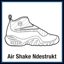 free sneaker coloring pages kicksart