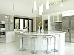This kitchen definitely proves there's no such thing as too much blue. Kitchen Backsplash Ideas For White Cabinets Modern Minimalist White Kitchen Ideas White Gloss Kitchen White Modern Kitchen Kitchen Design Color Kitchen Design