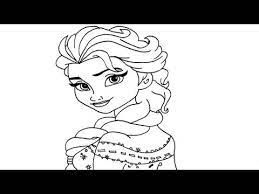 رسم فروزن السا ملكة الثلج للمبتدئين how to draw disney princess elsa step by step disney frozen youtube art disney princess female sketch