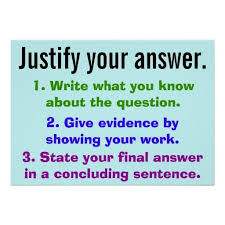 Justify Your Answer Poster Zazzle Com Math Teacher Posters Critical Thinking Questions This Or That Questions