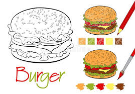 Hamburger coloring page that you can customize and print for kids. Coloring Samples Stock Illustrations 293 Coloring Samples Stock Illustrations Vectors Clipart Dreamstime