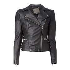 Muubaa Horana Biker Jacket Leather Jackets Women Muubaa Leather Jacket Cropped Biker Jacket