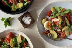 Layered Summer Salad Nz Herald Recipe Summer Salads Summer Salad Recipes Stuffed Peppers