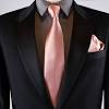 You can choose the contrasting color option based on the shade of the rose gold tuxedo jacket. 1