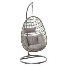 Alinea Rhea Fauteuil Suspendu Gris Effet Rotin Tresse Alinea Decoration Deco Fauteuil Rotin Fauteuil Suspendu Hamac Fauteuil