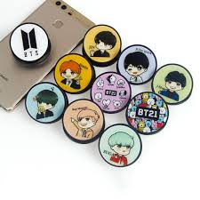 The bt21 characters are representations of each member . Buy New Bts Bt21 Air Bag Phone Holder Cartoon Character Mobile Phone Bracket At Affordable Prices Free Shipping Real Reviews With Photos Joom