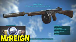 Fallout 4 Spray N Pray Unique Weapon Location Full Mod Showcase Youtube