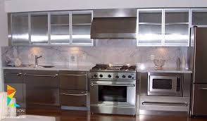انواع المطابخ الالوميتال لوكشين ديزين نت Stainless Steel Kitchen Cabinets Metal Kitchen Cabinets Steel Kitchen Cabinets