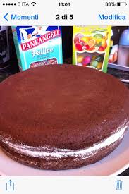 Il pan di spagna al cioccolato si può farcire con molti tipi di creme (come la pasticcera. Pin Su Torta Compleanno