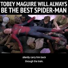 Tobey maguire spider man pizza time. Dorkly Tobey Maguire Will Always Be The Best Spider Man Facebook