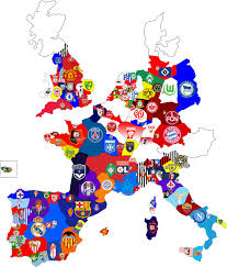 Complete table of uefa nations league standings for the 2020/2021 season, plus access to tables from past seasons and other football leagues. Map Of Top Division Football Clubs In Major European Leagues 546x640 Mapporn