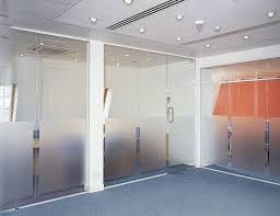 Frosted glass bathroom door white modern desk. 4 Reasons Frosted Glass Partitions Are Beneficial For Today S Offices