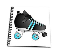It's a pair of shoes with wheels on the bottom to get you rolling instead of walking. 3drose Skating Gifts Black Blue Roller Skate Mini Notepad 4 By 4 Inch Db 35466 3 Amazon In Office Products