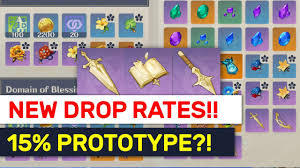Estimated 15 20 Prototype Drop Rate Crowed Sourced Data News Digest Genshin Impact Youtube