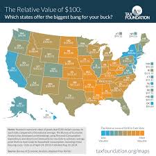 The Real Value Of 100 In Each State Tax Foundation