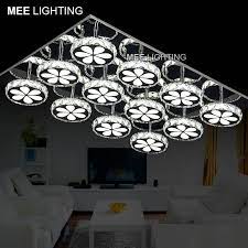 Wholesale Led Crystal Ceiling Lighting Fixture For Living Room Dining Room Led Crystal Hanging Lamp Mode Ceiling Light Fixtures Hanging Lamp Living Dining Room