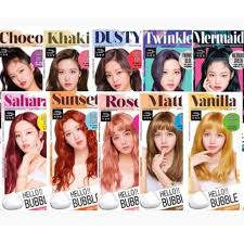 Blonde comes in many shades and can be carried well by any woman with dark skin. Hello Bubble Ladies Hair Dye Halal From Korea Authentic Korea Shopee Malaysia