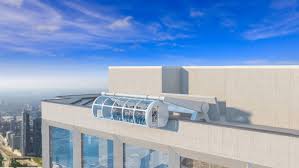 See more ideas about elevator design, glass elevator, elevator interior. Chicago S Aon Center Plans An Observatory That Will Dangle Over Its Sky High Edge