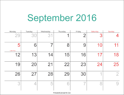 2016 September Calendar Excel November Calendar Calendar Printables Calendar Word